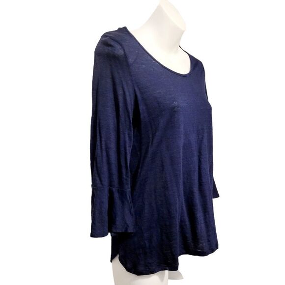 2/$20 Cynthia Rowley Navy Blue Top Blouse Size: Small - Picture 3 of 5
